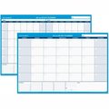At-A-Glance AT-A-GLANCE® 30/60-Day Undated Horizontal Erasable Wall Planner, 48 x 32, White/Blue PM33328